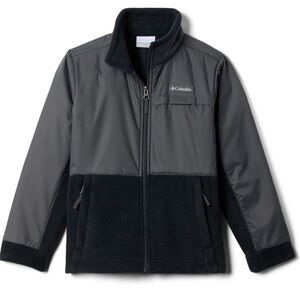 Columbia Steens Mt Overlay hooded jacket. Size small (boys)